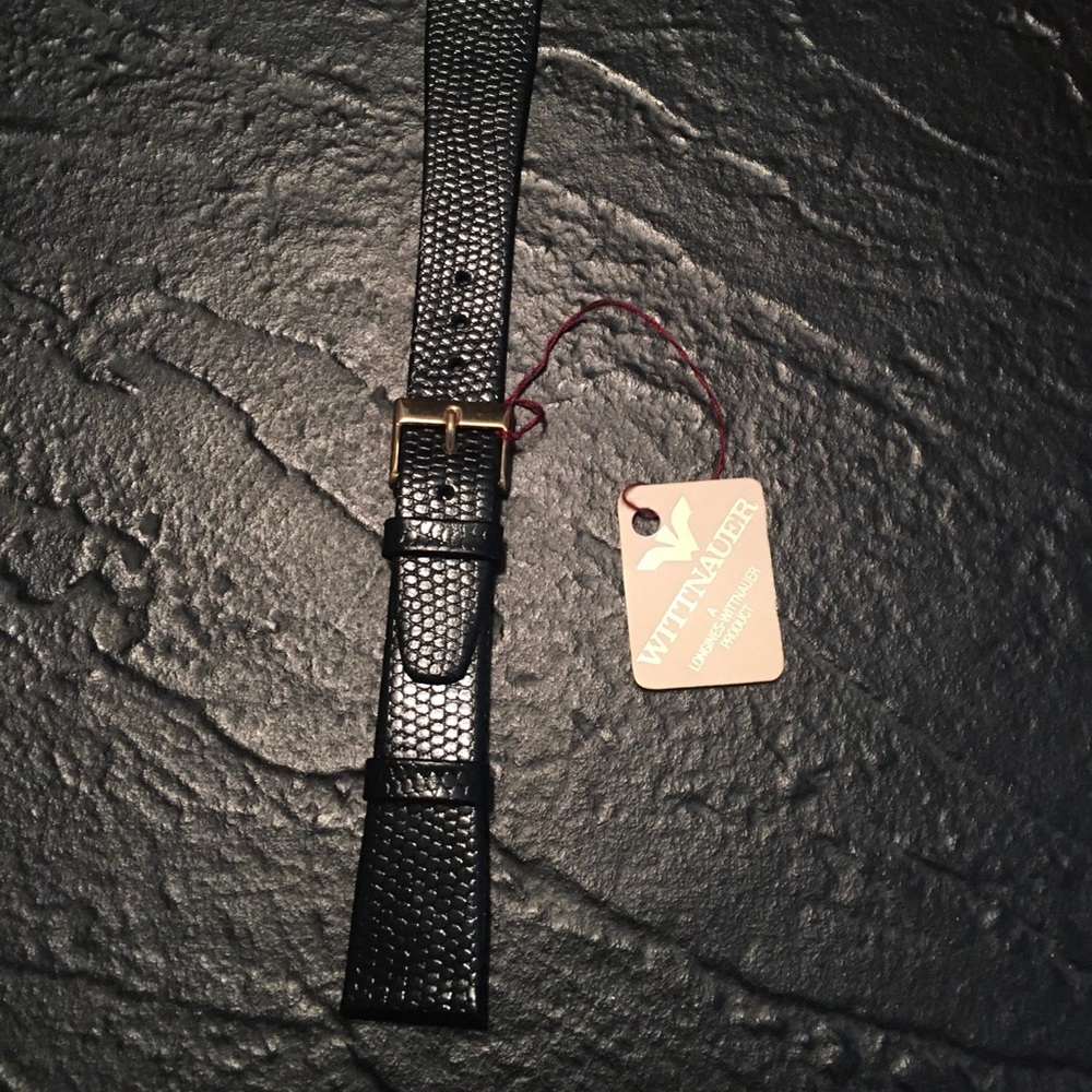 Longines/Wittnauer lizard grain ladies watchband